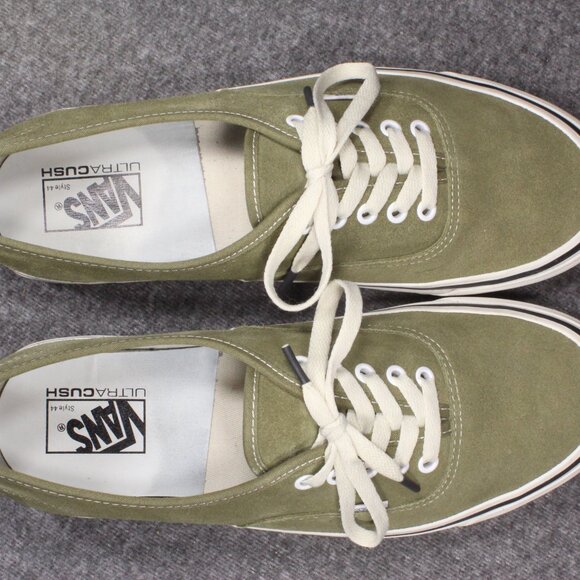 Vans Authentic 44 Dx Anaheim Factory 721278 Olive OG Suede, Mens Size 12 - Picture 10 of 12